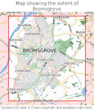 bromsgrove bromsgrove   map