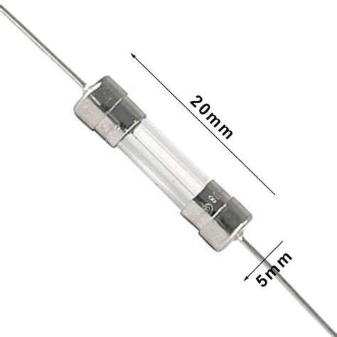 Fusível de Vidro Rápido Terminal Axial 2A 250V 5X20mm