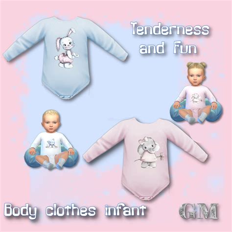 Download Tenderness and fun body clothes infant - The Sims 4 Mods ...