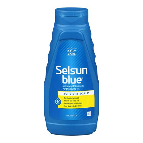 Selsun Blue Itchy Dry Scalp Anti Dandruff Shampoo 21 Oz