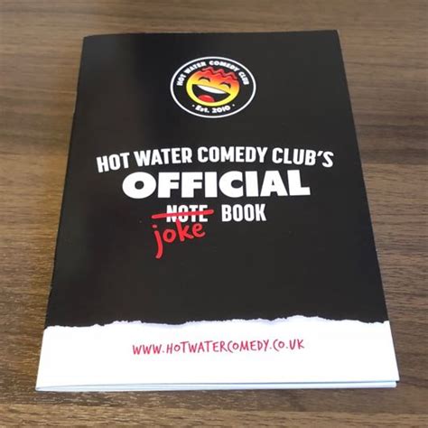 Official Hot Water Comedy Club Notebook