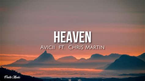 Heaven (lyrics) - Avicii ft. Chris Martin - YouTube