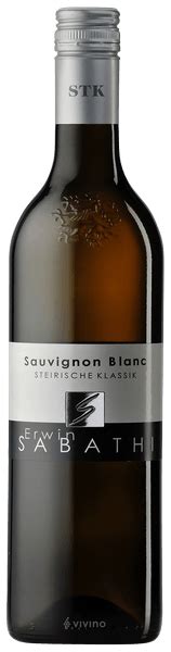 Erwin Sabathi Sauvignon Blanc Steirische Klassik Vivino Us