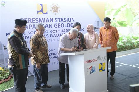 Kepala Bmkg Hadiri Peresmian Stasiun Lapangan Geologi Ugm Dorong