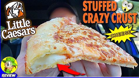 Little Caesars® Stuffed Crazy Crust Cheese Pizza Review 🤪🧀🍕 ⎮ Peep This