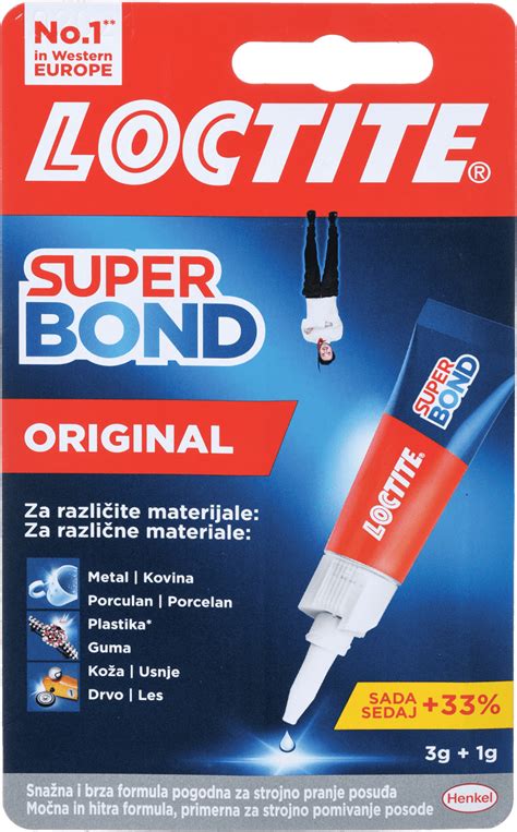 Loctite Tekoče sekundno lepilo Super Bond Original 4 g dm si