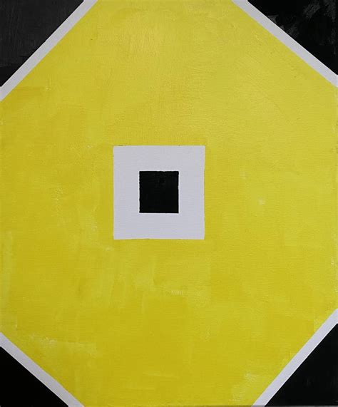 Black Square No3 Painting by Anthony Rowsell | Saatchi Art