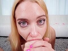 Throated Petite Blonde Chloe Cherry Sucks A Huge Cock Pornzog Free