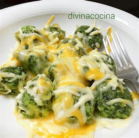 Alb Ndigas De Espinacas Con Queso Receta De Divina Cocina