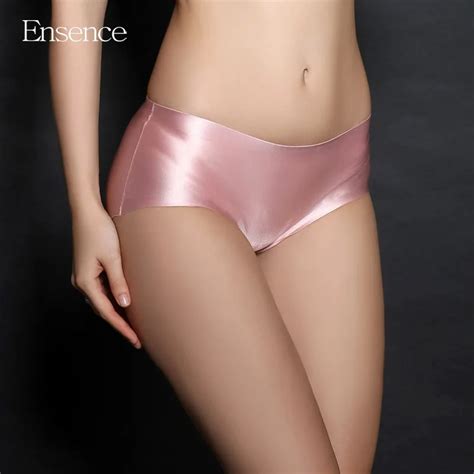 Ensence Luxurious Sexy Lingerie Satin Silk Panties Seamless Underwear