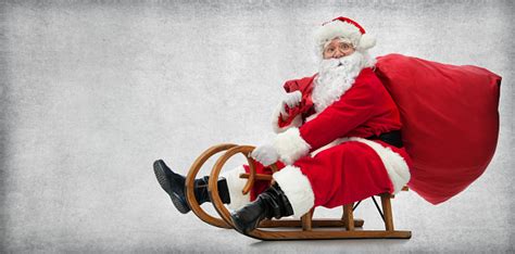 Santa Claus On His Sledge Stock Photo Download Image Now Istock