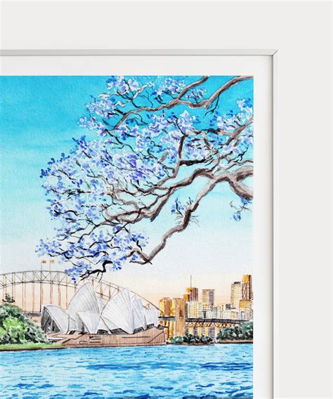 Sydney Print Australia Wall Art Sydney Cityscape Australia - Etsy