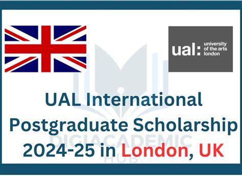 UAL International Postgraduate Scholarship 2024 25 In London