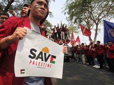 Aksi Bela Palestina ANTARA Foto