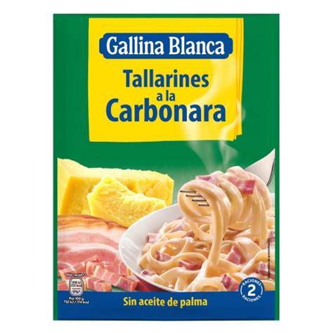 Tallarines A La Carbonara Gallina Blanca G Supermercado Online