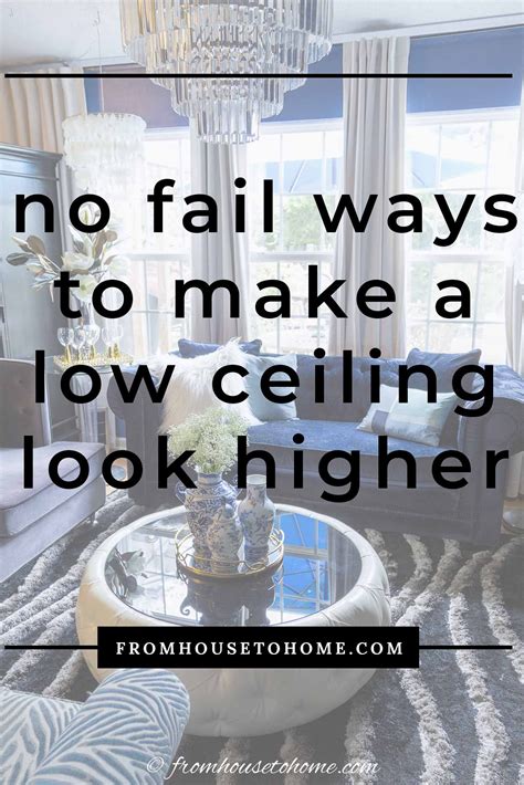 Low ceilings 10 easy ways to make a low ceiling look higher – Artofit