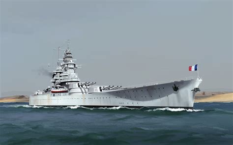 French Battleship Richelieu by Dueck S : ImaginaryWarships