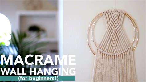 DIY Macramé Wall Hanging Intro to Macramé YouTube