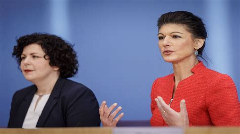 Sahra Wagenknecht presents her party