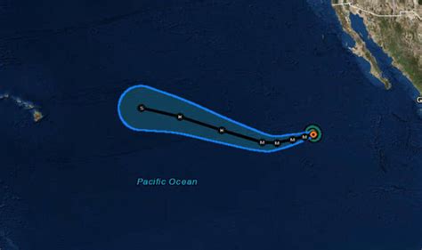 Hurricane Norman path update: NOAA forecast shows storm has no sign of weakening | Weather ...