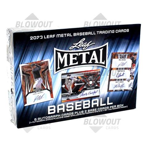 Leaf Metal Draft Baseball Hobby Box Case