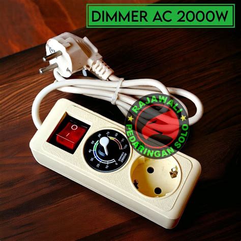 Jual DIMMER AC 2000W DIMER PENURUN TEGANGAN LAMPU MOTOR DINAMO LISTRIK