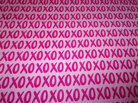 Xoxo Pink Hugs And Kisses Michael Miller Fabric 1 Yard Etsy