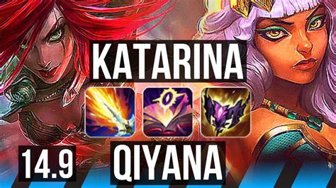 Katarina Vs Qiyana Mid 74 Winrate Legendary 1546 Euw Diamond