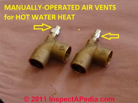 Hot Water Heat Air Bleed Vent Installation & location: manual air ...