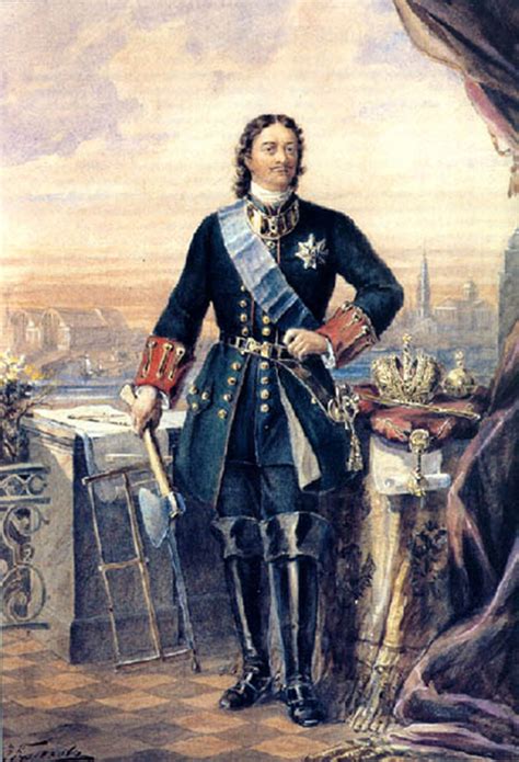 Пётр I (1672-1725) в живописи