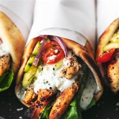 Easy Chicken Gyros Creme De La Crumb