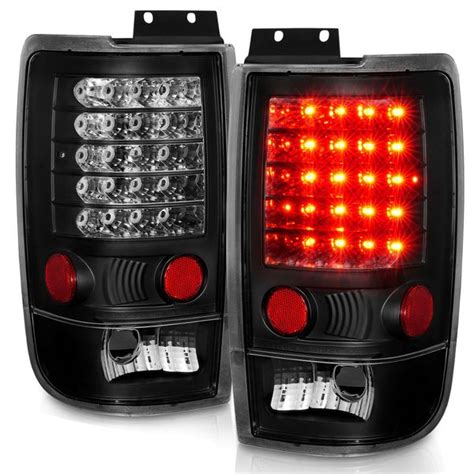 Ford Expedition Euro Style Led Tail Lights Black