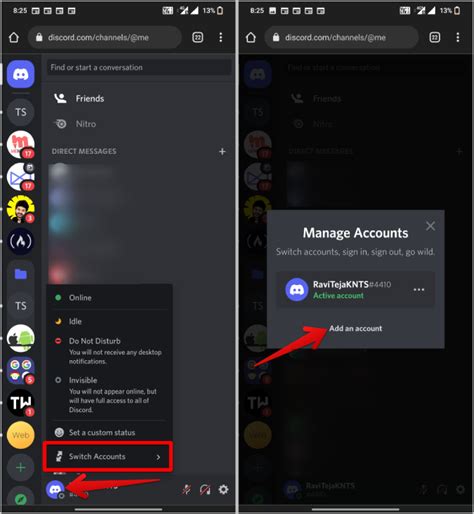 How To Switch Between Accounts On Discord Easily Techwiser