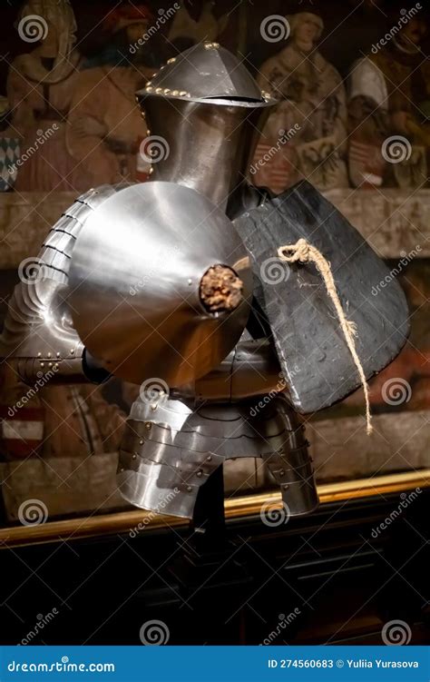 Armor in the museum editorial stock photo. Image of armor - 274560683