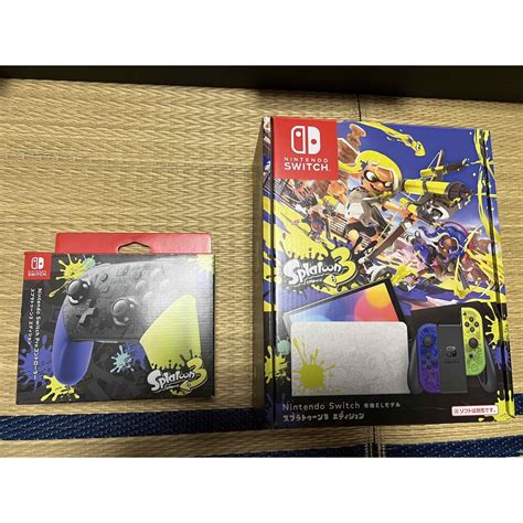 任天堂 【美品】nintendo Switch 有機el スプラトゥーン3 プロコン付きの通販 By 虎猫屋｜ニンテンドウならラクマ