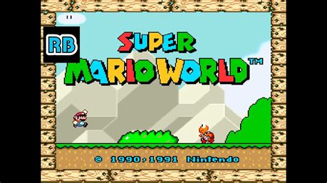 1991 [60fps] Snes Super Mario World Demo Youtube