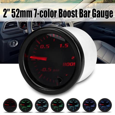 Buy Inch Mm Color Led Gauge Car Mechanical Turbo Boost To Bar