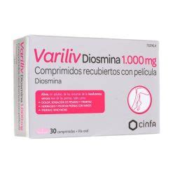 Variliv Diosmina Mg Comprimidos Comprar Online