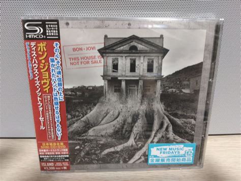 未使用BON JOVITHIS HOUSE IS NOT FOR SALE国内盤帯付ボンジョヴィ 日本独自企画 SHM CD