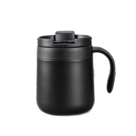 12 Oz Stainless Steel Insulated Coffee Mug With Handle Double Wall