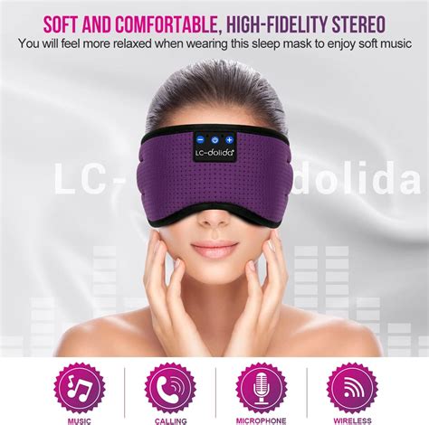 Masqeye Lc Dolida Masque De Sommeil Bluetooth