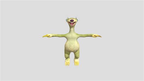 sloth-from-ice-age - 3D model by cocopawls [1e7c418] - Sketchfab