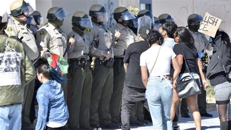 Protest at Adelanto ICE Processing Center turns violent