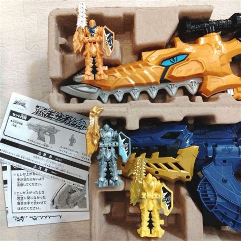 Dx Gold Mosa Blade Blaster Morpher Set Power Rangers Dino Fury