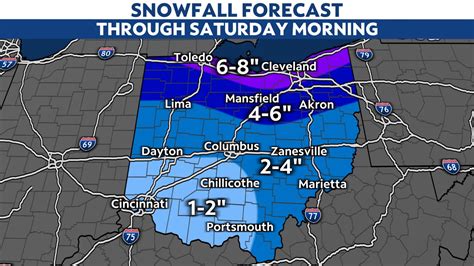 Accumulating snow in the forecast