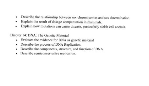 Solved Describe The Relationship Between Sex Chromosomes And