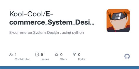 Github Kool Cool E Commerce System Design E Commerce System Design