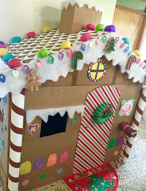 gingerbread cardboard house 1
