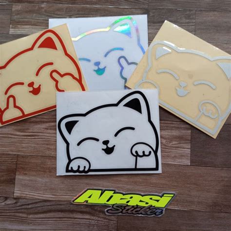 Jual Sticker Kucing Lucu Sticker Cutting Shopee Indonesia