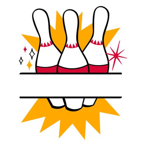 Bowling Pins Retro PNG & SVG Design For T-Shirts